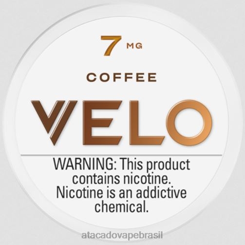 Atacado Vape Brasil TF8H051 | VELO café bolsa de nicotina 7mg