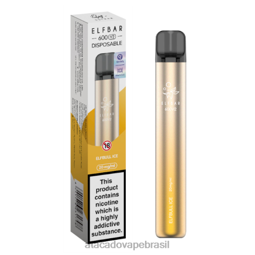 Grossiste Vape TF8H0282 | ELFBAR 600V2 gelo elfbull 20mg